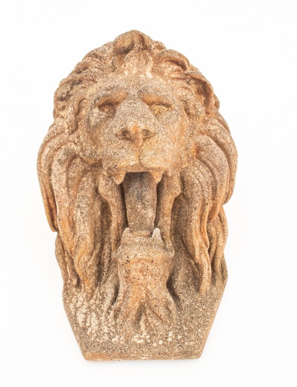 Roaring Lion Head Cast Fiberglass Wall Hanging (1 of 5)