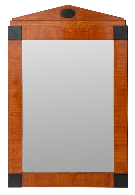 Italian Classical Style Mahogany Wall Mirror (1 of 9)