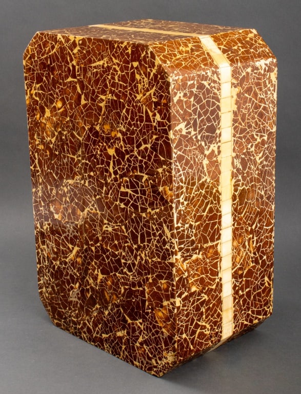 Colombian Polished Coconut End Table (1 of 8)