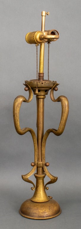 Austrian Secession Brass Table Lamp (1 of 5)