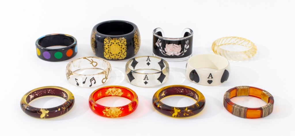 Collection of Resin Bangles, 11 (1 of 9)