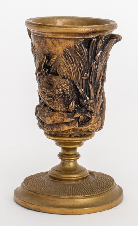 After Jules Moigniez Bronze Chalice, ca. 1900 (1 of 8)