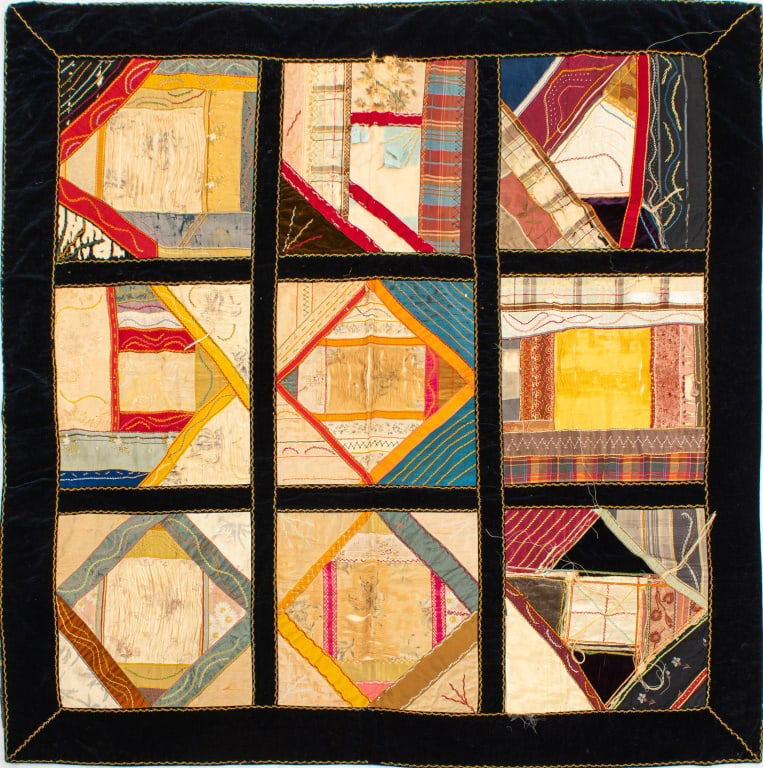 Needlework Patchwork Quilt, 20th C. (1 of 14)