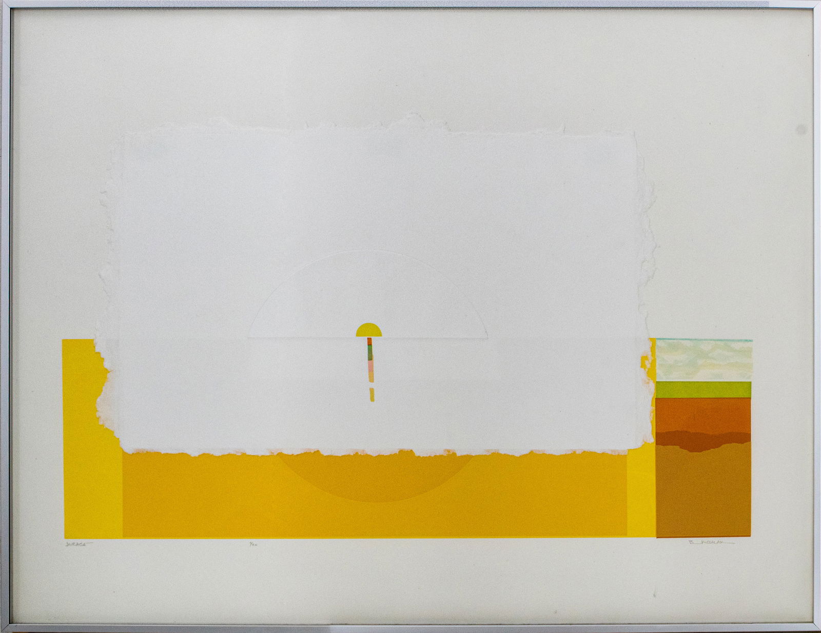 Betty Kubalak "Mirage" Silkscreen Collage (1 of 7)