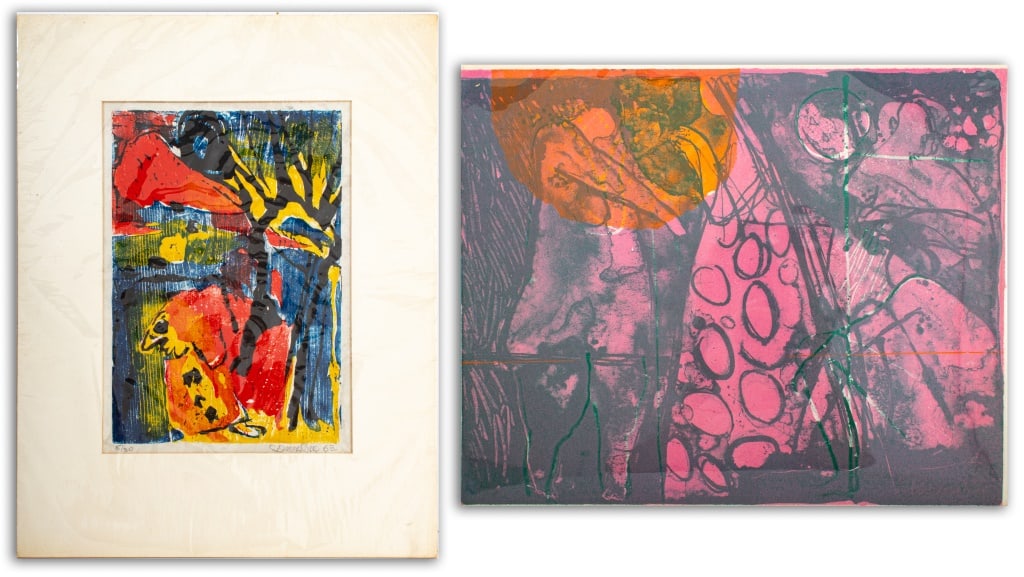 Elfi Schuselka Abstractions Lithographs, 2 (1 of 17)