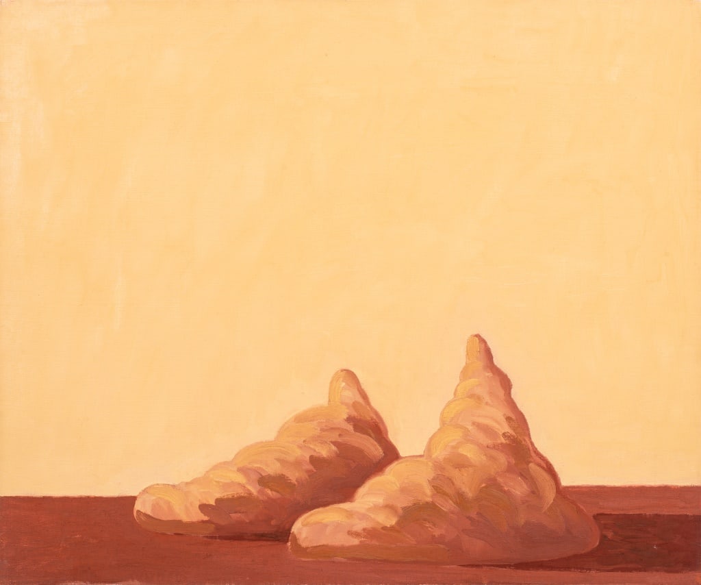 Domenick Capobianco Surrealist Oil on Canvas: Domenick Capobianco (American, b. 1928), Abstract Surrealist Composition, Oil on Canvas, "Studio Domenick Capobianco" stamp to side, unframed. 20" H x 24" W. Provenance: Property from the collection o