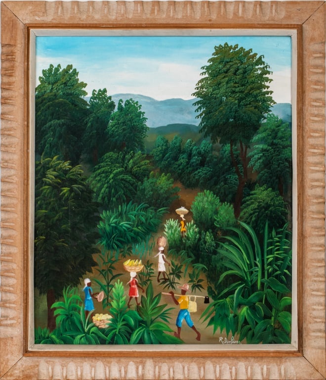 Raymond Dorleans Landscape Oil on Canvas (1 of 10)