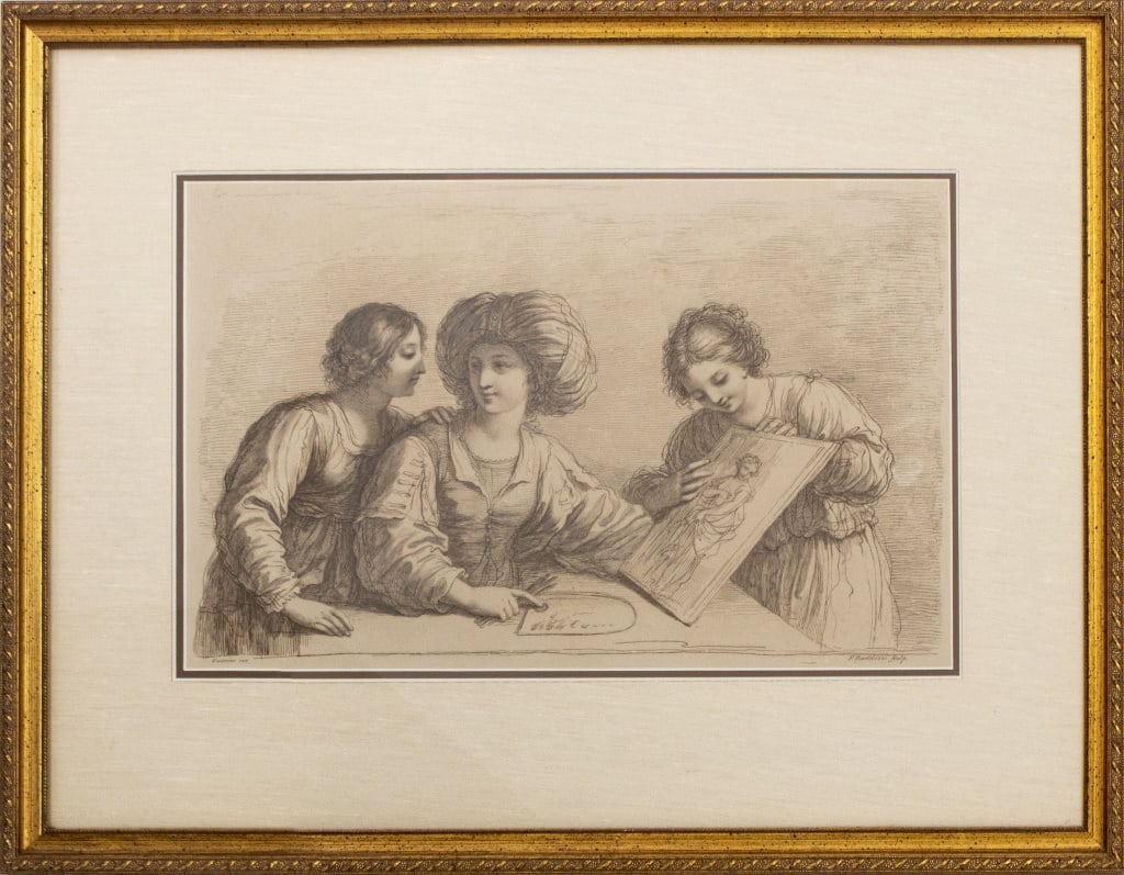 After Francesco Bartolozzi 3 Women Lithograph (1 of 11)