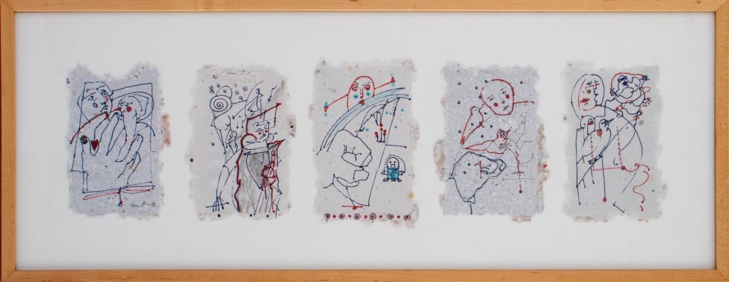 Eva Bouzard-Hui Abstract Figural Compositions, 5 (1 of 10)