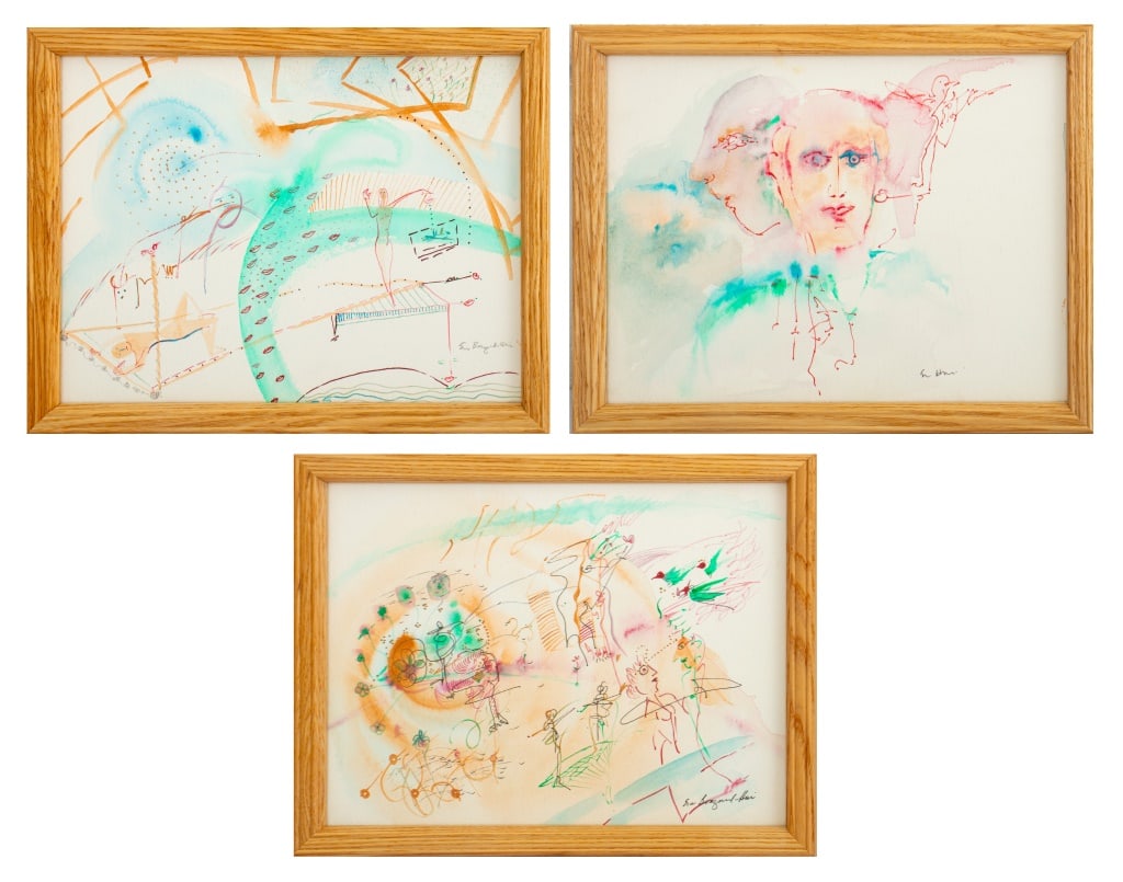 Eva Bouzard-Hui Abstractions Mixed Media, 3 (1 of 16)