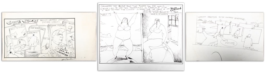 Michael Paraskevas Comic Strips Pencil & Ink, 3 (1 of 20)