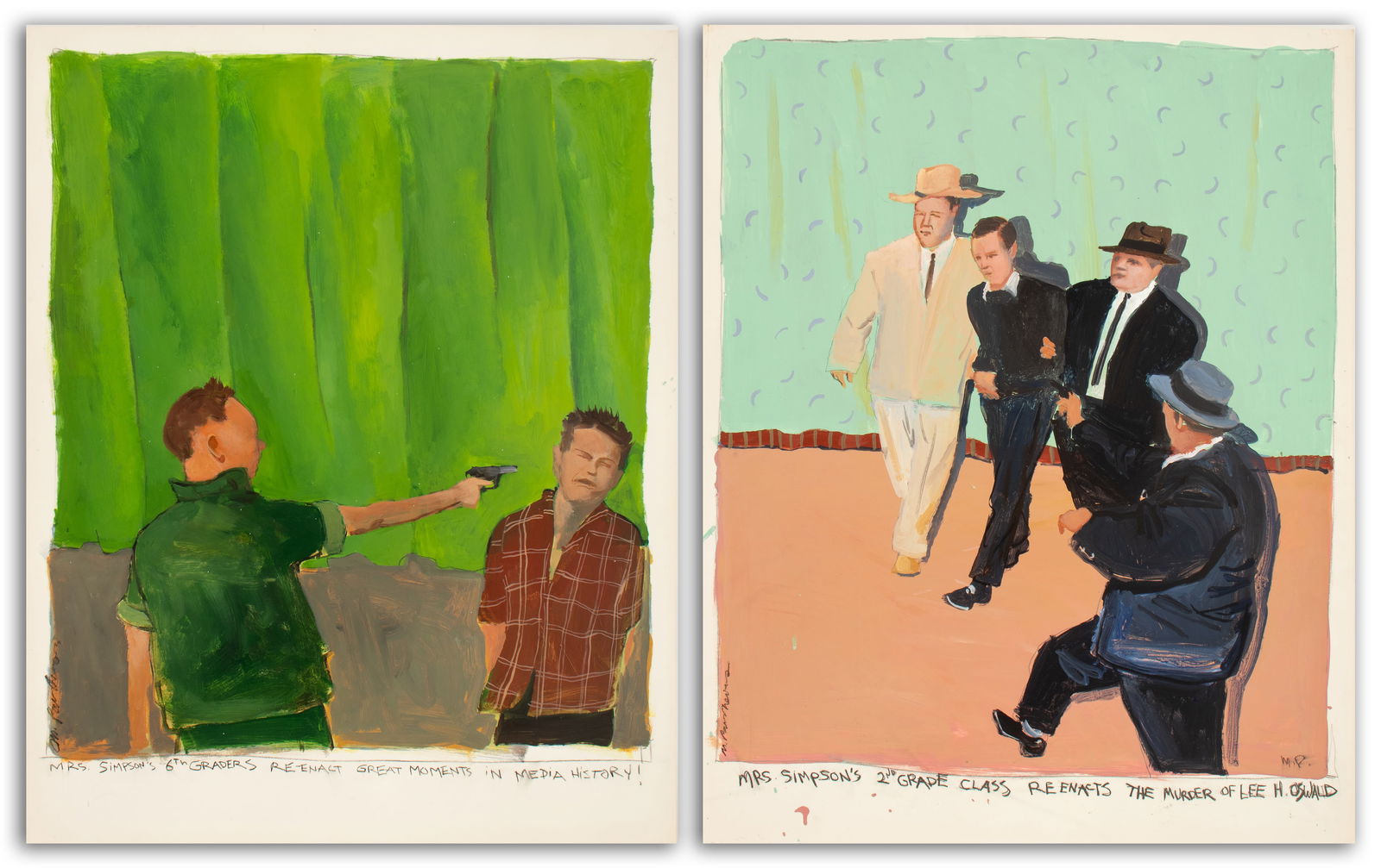 Michael Paraskevas "Mrs. Simpsons.." Acrylic, 2 (1 of 9)