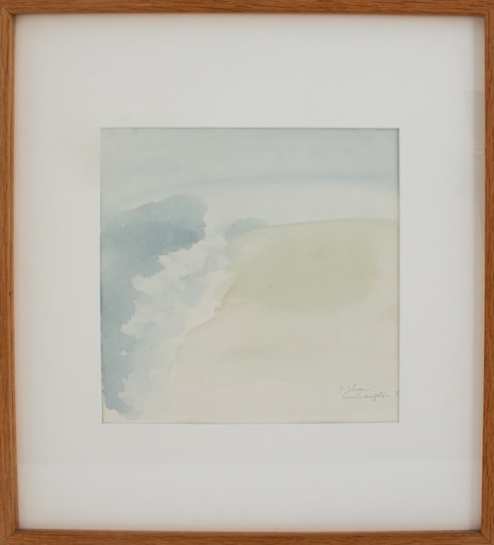 D. Shaw "Southampton" Watercolor on Paper (1 of 8)