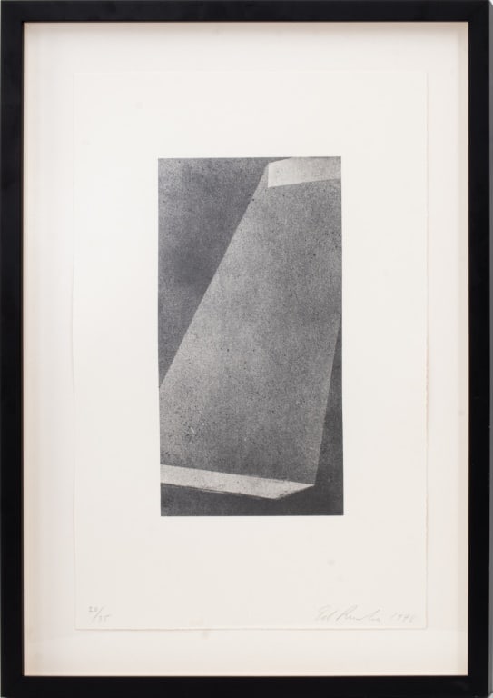 Ed Ruscha "Bolt I" Lithograph, 1998: Ed Ruscha (American, b. 1937), "Bolt I", Lithograph on Gemini G.E.L. Paper, 1998, signed and dated in pencil lower right, numbered edition "20/35" lower left, blindstamp for G.E.L. to lower center, G.