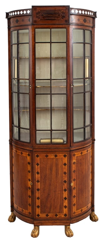 English Mahogany Cabinet, 19th C. (1 of 14)