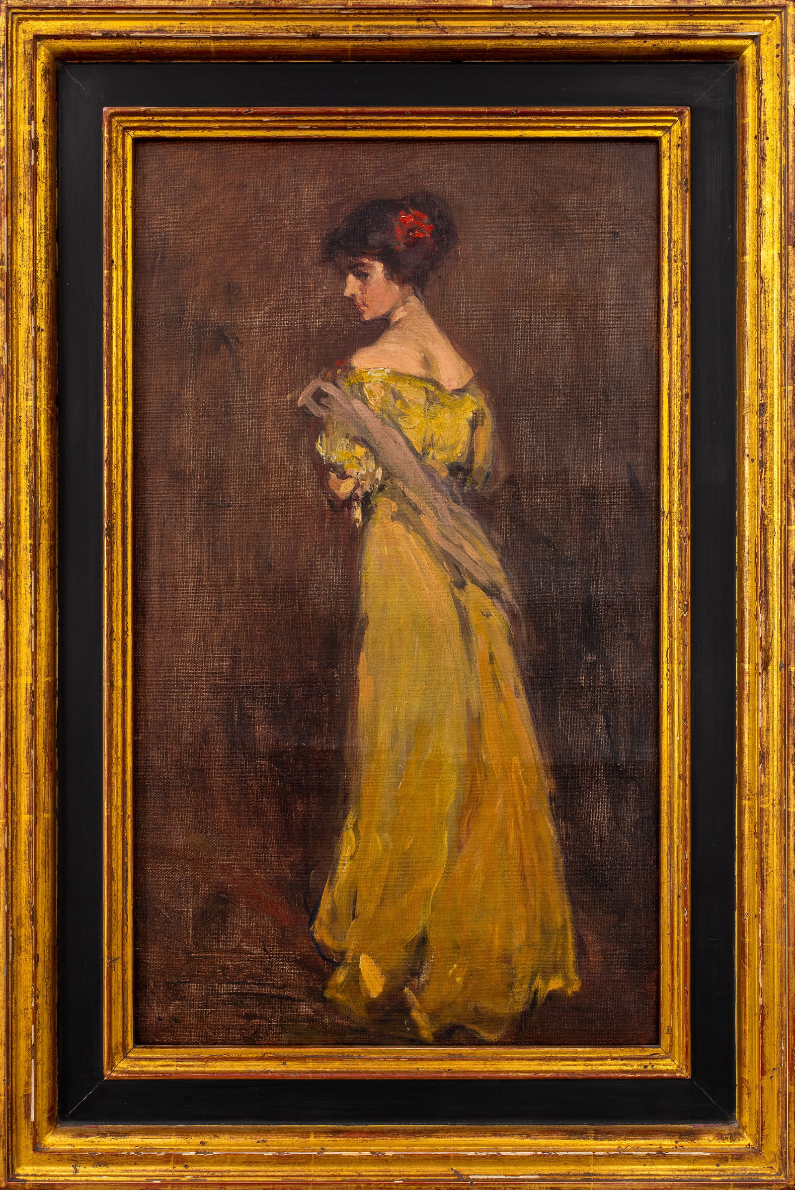Clara D. Davidson Portrait of a Lady Oil on Canvas (1 of 7)