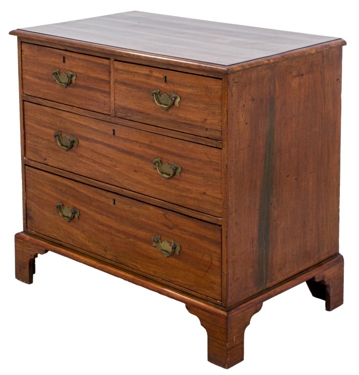 George III Mahogany Chest of Five Drawers (1 of 10)