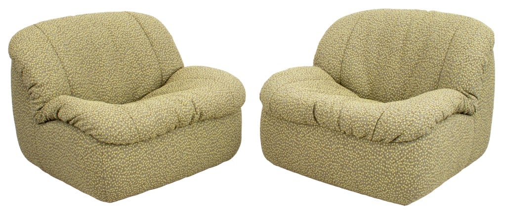 Kvadrat Raf Simons Fabric Upholstered Chairs, Pair (1 of 10)