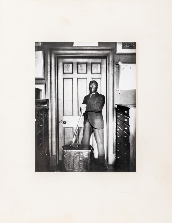 Sir Benjamin Stone "The Last...." Platinum Print: Sir John Benjamin Stone (English, 1838-1914), "The Last Executioner", Platinum Print, circa 1900, printed later, titled and inscribed to verso. Glued down to board. Image: 8" H x 6.25" W; mat: 14" H x