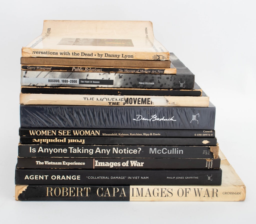 Photojournalism Books, 13: 13 Photojournalism Books, comprising: "Conversations with the Dead: Photographs of Prison Life with the Letters and Drawings of Billy McCune", Lyon, Danny, "Toward a Social Landscape", edited by Lyons