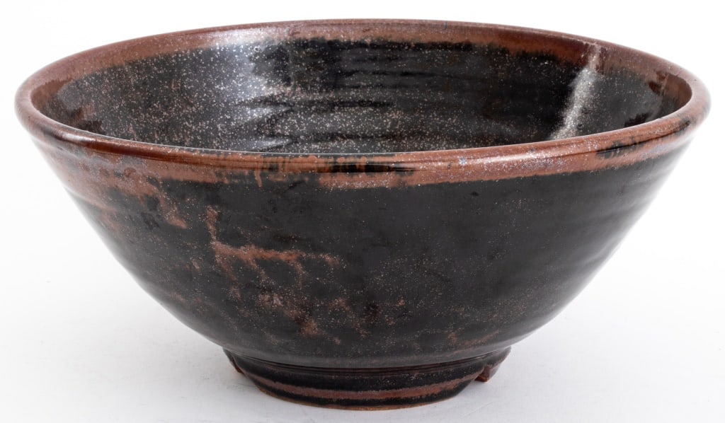 Warren MacKenzie Temmoku Glazed Stoneware Strainer (1 of 11)