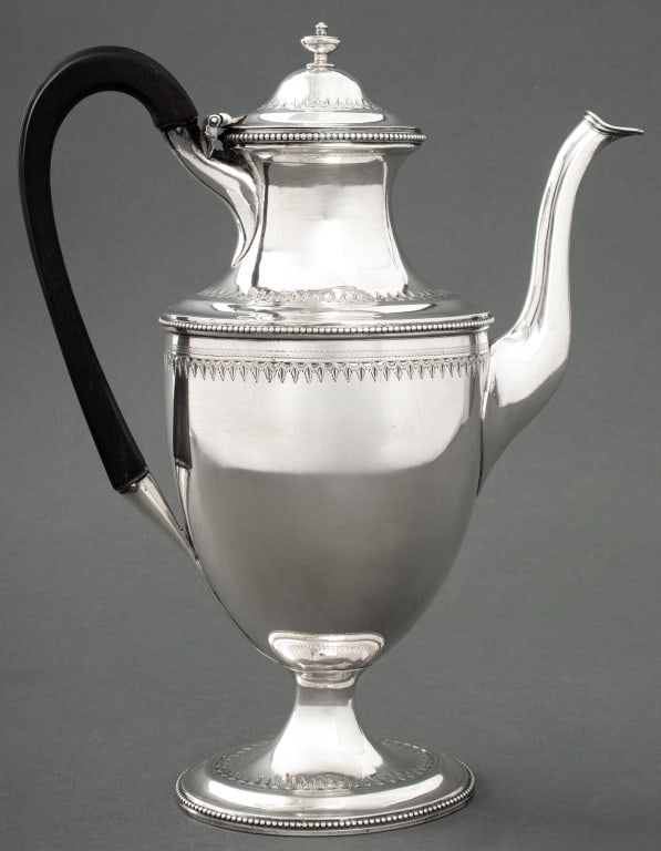 George III Sterling Silver Coffee Pot, 1794 (1 of 16)