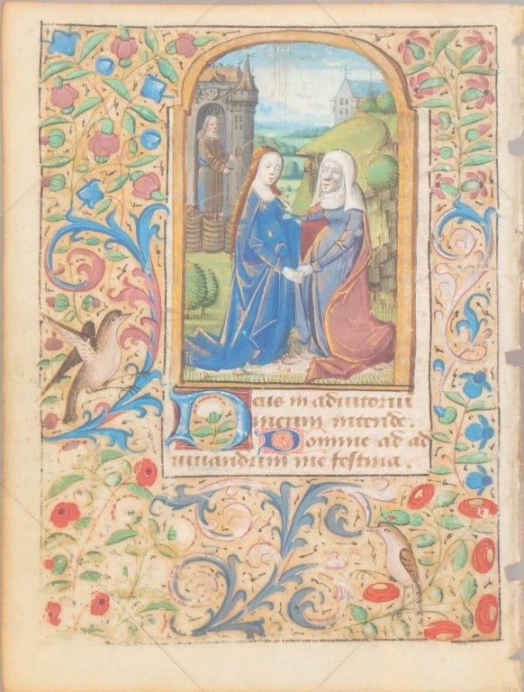 Workshop of Master Francois Book of Hours Leaf (1 of 6)