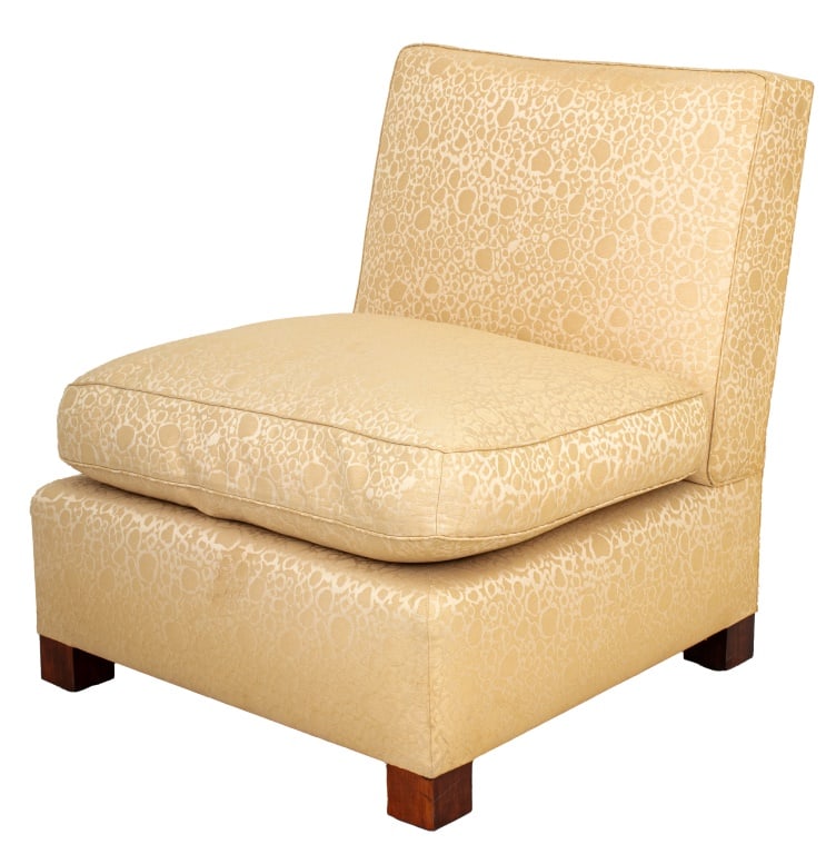 Billy Baldwin Upholstered Slipper Chair (1 of 11)