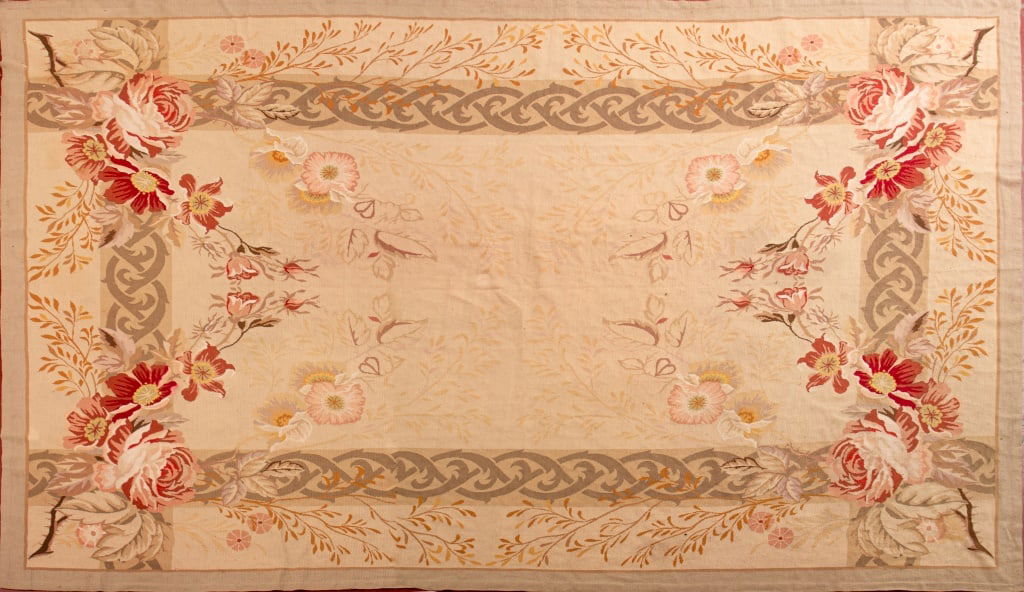Aubusson Style Needlepoint Carpet 12' x 9' (1 of 5)