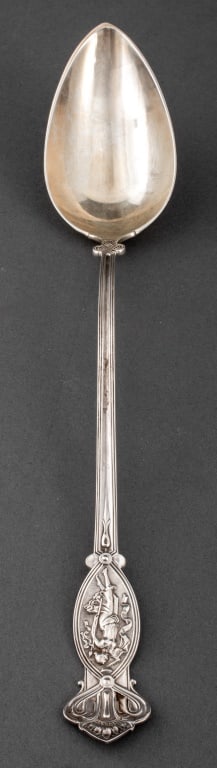 Starr & Marcus Sterling Medallion Spoon, ca. 1870 (1 of 5)