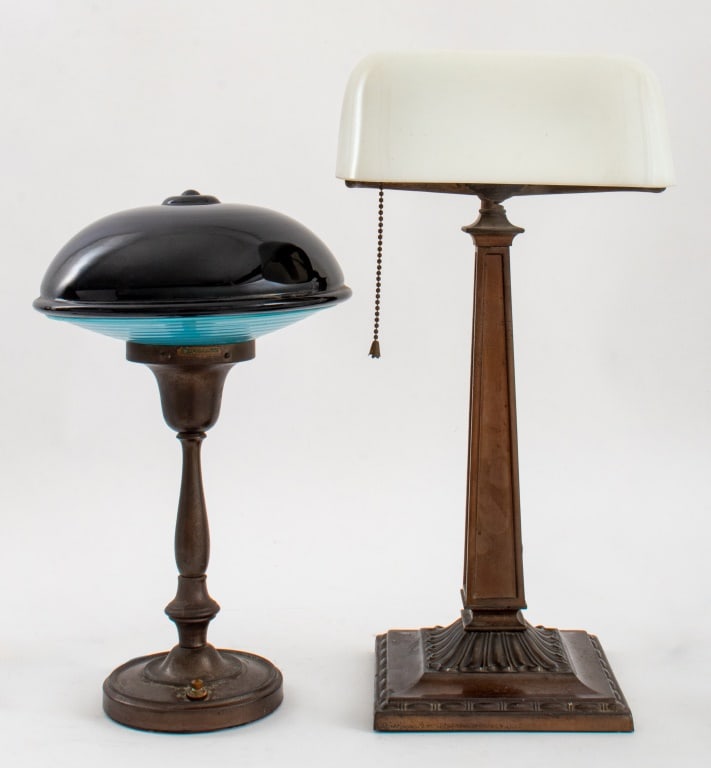 H.G. McFaddin & Co. Emeralite Desk Lamps, 2 (1 of 10)