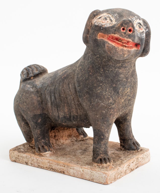 Chinese Han Dynasty Pottery Dog Sculpture (1 of 9)