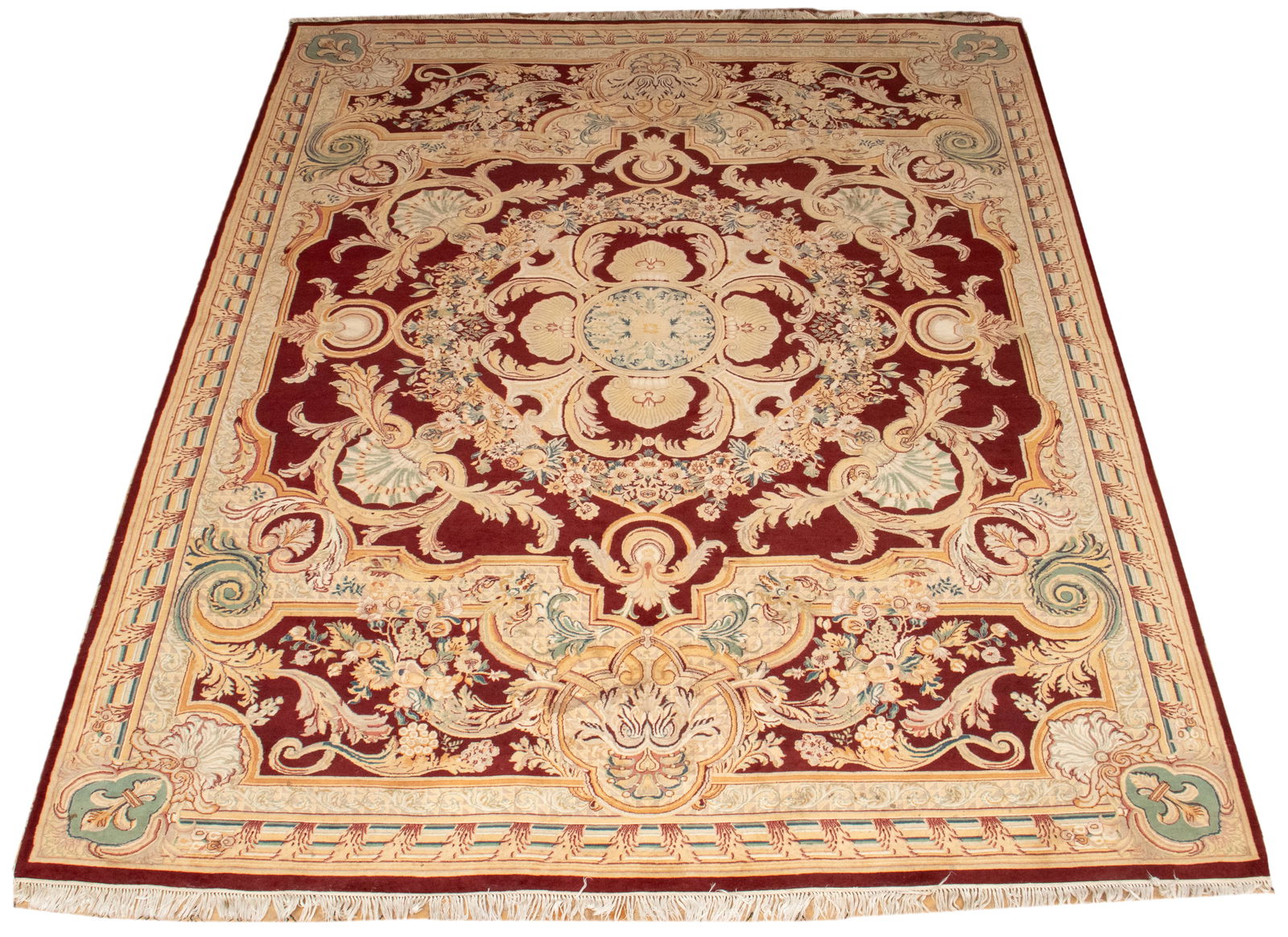 Savonerie Style Carpet, 10' x 13' 7" (1 of 9)