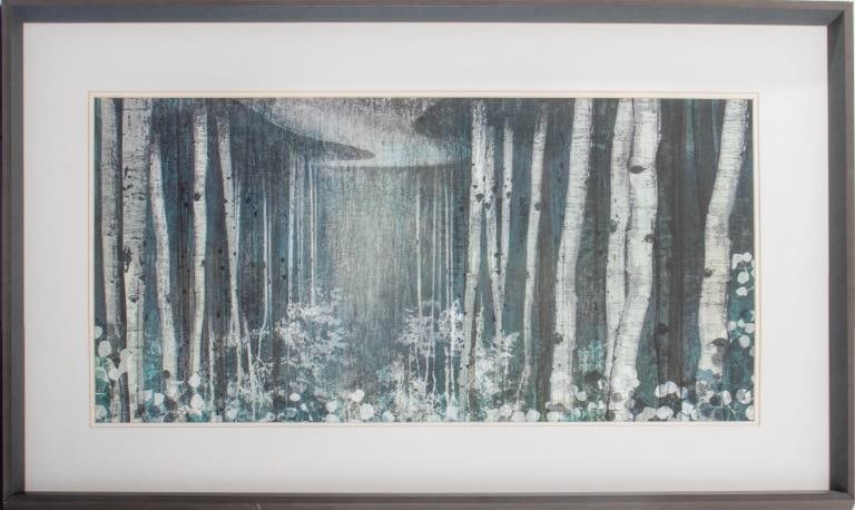 Abstract Birch Forest Offset Lithograph (1 of 7)