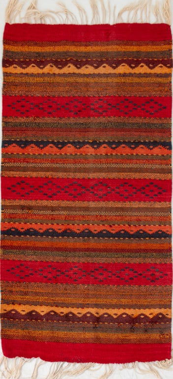 Turkish Kilim Prayer Rug, 5' 8" x 2' 4" (1 of 5)