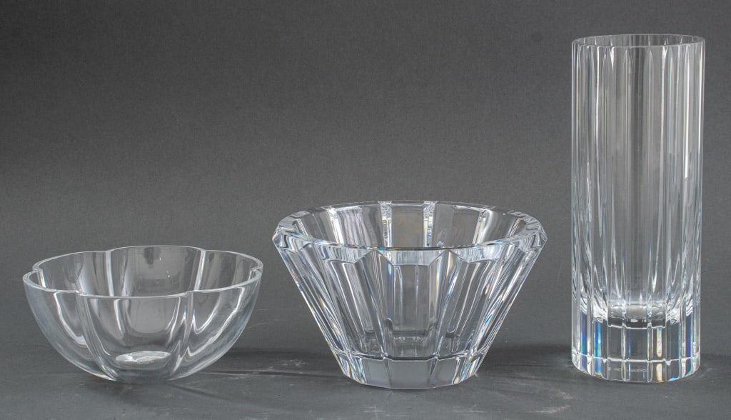 Baccarat Crystal "Harmonie" Vase & Bowls, 3 Pieces (1 of 5)
