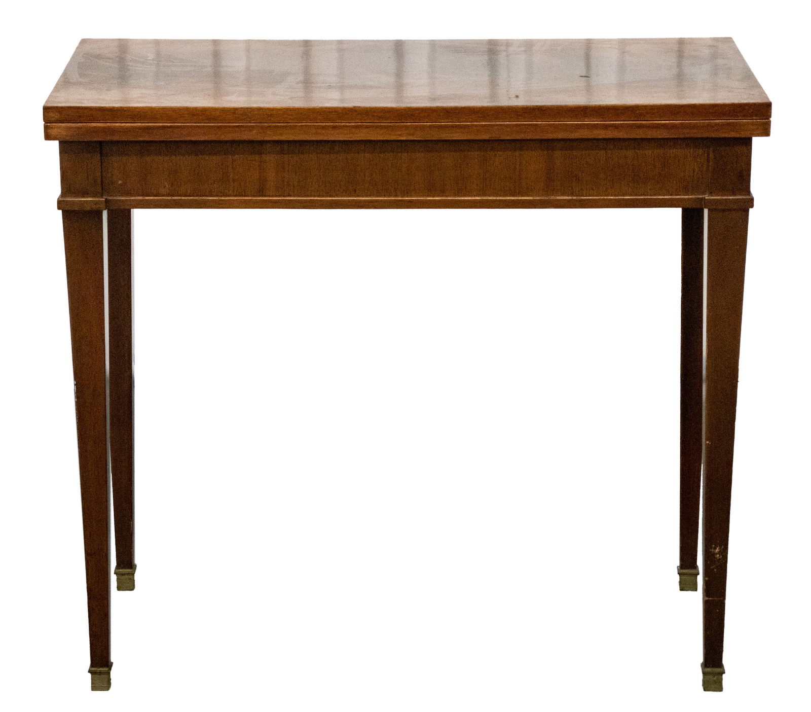 George III Style Mahogany Flip Top Game Table (1 of 4)