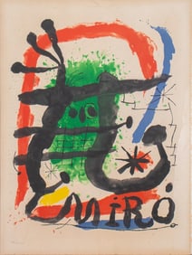 Joan Miro Abstract Composition Lithograph