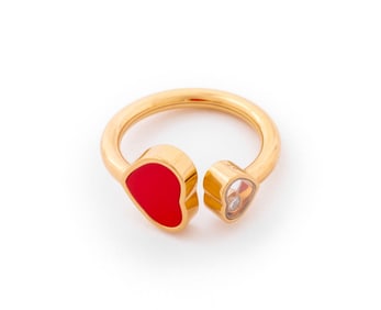 Chopard Happy Hearts 18K Rose Gold Ring
