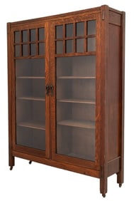Lifetime Two-Door Oak Bookcase