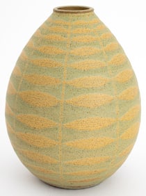 Clyde Burt Glazed Stoneware Vase