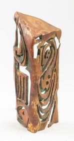 Esther Fuhrman Abstract Gilt Bronze Sculpture