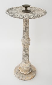 Neoclassical Revival Marble Side Table