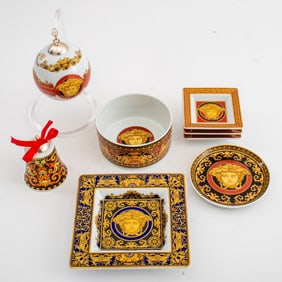 Rosenthal for Versace Porcelain Table Article, 8