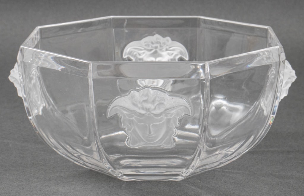 Versace by Rosenthal Crystal Medusa Large Bowl (1 of 9)