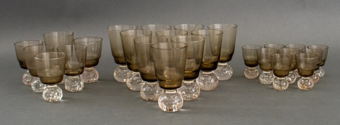 Carl Erickson Smoky Controlled Bubble Glassware 25