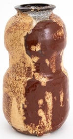 Rose Cabat Stoneware Volcanic Ash Glaze Vase