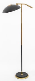 Gerald Thurston for Lightolier Brass Floor Lamp