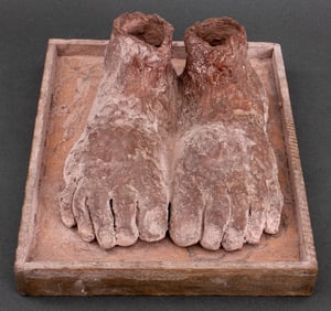Domenick Capobianco Two Feet Plaster Sculpture