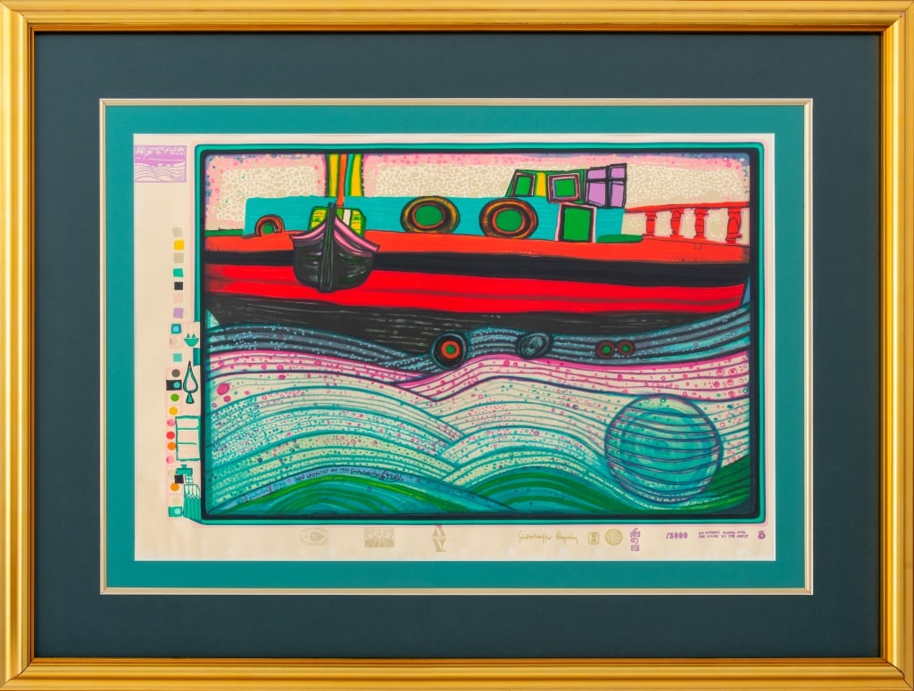 Friedensreich Hundertwasser "Regentag" Screenprint (1 of 11)